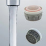 Neoperl laminar junior insert 1.2 gpm part number 17 1650 5 low flow  aerator faucet replacement clear stream WaterSense California