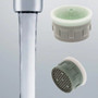 low flow insert 1.2 laminar flo aerator regular size faucet PCA laminar stream water sense clear saver green pressure compensating