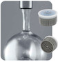 full flow insert 1.8 crystal clear flo aerator regular size faucet PCA light blue cascade pressure compensating