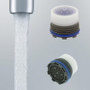 Neoperl  Cache Perlator MPN 13 0270 5 low flow1.0 gpm Tom Thumb smallest size insert WaterSense  aerator faucets M16.5 Threads Male soft aerated no housing 243.146.AB.1  bathroom saver smart