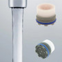 Neoperl  Cache Laminar Clear Stream Perlator MPN 16 0070 5 low flow 1.2 gpm Tom Thumb smallest size insert WaterSense  aerator faucets M16.5 Threads Male no housing kitchen California bathroom saver smart Moen 175084 PART Arris, Align Icon models