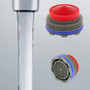 Neoperl Cache laminar Perlator MPN 13 0970 5 Economy Max flow 2.2 gpm Junior size insert clear aerator faucets M21.5 Threads Male no housing  stream sink healthcare bathroom saver medical bathroom saver facility