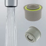 low flow Careguard insert 0.5 needle Spray flo aerated regular size faucet PCA Agion antimicrobial health care water saving Lime Green