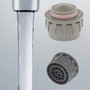 low flow Careguard insert 1.2 needle laminar clear flo aerated regular size faucet PCA Agion antimicrobial health care water saving clinic care pink california flow