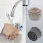 Neoperl laminar CareGuard insert 1.2 gpm part number 16 9350 5 low flow hospital bathroom aerator faucet replacement shower stream healthcare scrub sink clinic Agion antimicrobial technology medical housing clear WaterSense