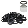 Pro faucet washer kit, Neoperl female, standard size, washers MPN 12 715 fits 55/64" housing regular aerator vandal proof dual thread, 1271512, 1271514 Size: .825"