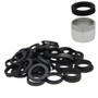 faucet washer kit, Neoperl various Dual Threaded male female standard size, washers MPN 12 725 fits 15/16" 55/64" housing regular aerator, 1272514 bulk Size: .828"