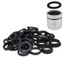 faucet washer kit, Neoperl various Chicago Threaded 13/16”-24 adapter female standard size, washers MPN 12 738 fits housing regular aerator, 1273814 bulk