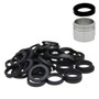 faucet washer kit, Neoperl various Dual Threaded Tom Thumb Male Fits: Any male M18 housing size, washers MPN 1272814  aerator, bulk