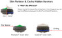 Slim vs Cache info chart faucet hidden inserts difference