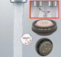 Slim Air neoperl 1.2 gpm MPN 16 0970 5 adjustable bottom faucet aerator standard size 15/16" directional tilt swivel  pressure compensating WaterSense low flow Economy Regular bubble stream MOEN 180157 Replacement Aerator + Tool Kit 1.2 gpm For Via S8001