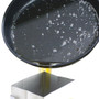pour hot oil grease in safe bag and trash it
