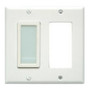 Decora Switch Sidelite Energy Saving Bright Guide Night Light Wall Plate | Green Luminescent Soft Glow
