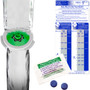Low Flow Showerhead Washer Water Savng Kit -1.5 gpm Regulator + Dye Tabs & Measuring Bag
