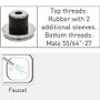 Neoperl MPN 1537805 universal adapter