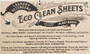 Clean Eco Friendly Detergent Sheets Custom Printed Package Concentrated Laundry Sheets + Cleaning Tabs  All-Purpose & Kitchen Magnet / Toilet Leak Detector