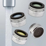 Neoperl Male Metric M24 thread Faucet Aerator, 1.0, 1.2, 1.5, 1.8, 2.2 gpm pressure compensating soft white aerated stream standard hansgrohe Part. no. 92877000 chrome