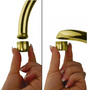 Polished Brass 1.0 - 2.2 gpm Aerated Stream Faucet Aerator Standard Size