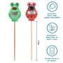 Custom Critter Floral Garden Frog & Ladybug Soil Mositure Sensor Plant Meter Water Logo