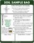 Soil sample Testing bags, balance levels mineral elements, agriculture, farm, schools insure that a mineral-rich soil is also a fertile one.