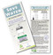 Custom Dye-Tablets on a card Toilet leaks promo hand out give away utility customer municipality marketing conservation solution city