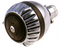 Chrome full flow shower head, with on/off feature and 3 luxurious shower settings.