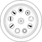 There are 9 settings available, for your watering needs.