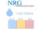 compressed sponge blue buff pink colors