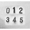 Basic Economy Number Metal Stamp Set  2.5mm