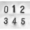 Basic Economy Number Metal Stamp Set  3mm