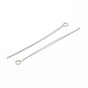 Pack of 100 Sorted Stainless Steel Eye Pins 5cm