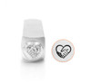 IMPRESSART - Heart Hands Metal Stamp - 6mm