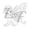 Fairy Metal Design Stamp - 13mm 