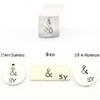 Ampersand Arrow Metal Design Stamp - 6mm