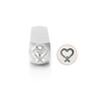 IMPRESSART - Knotted Heart Metal Design Stamp - 9.5mm