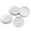 Silver Tone Round Cabochon Settings 27mm (Fits25mm)