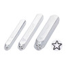 Star Metal Design Stamp Set 3 pcs 