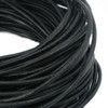 Black Round Real Leather Jewellery Cord 1.5mm