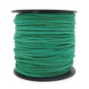 Green Faux Suede Cord 3x1.5mm - 1 Mtr