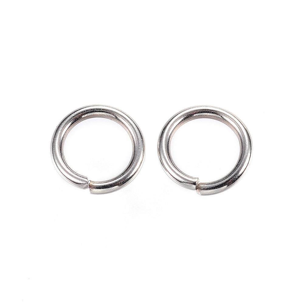 Quality Stainless Steel Jump Rings 100pcs in Sizes 3mm/5mm/6mm/7mm