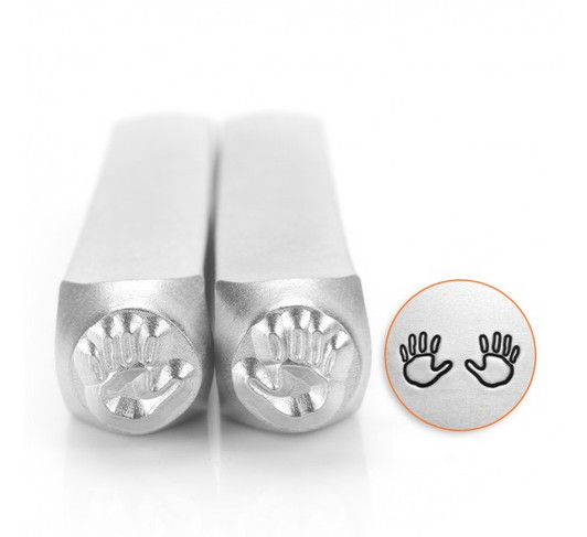 IMPRESSART - Hands Outline Metal Stamp - 6mm