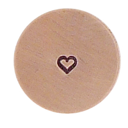 The Urban Beader - Outline Heart Design Stamp  - 1.5mm