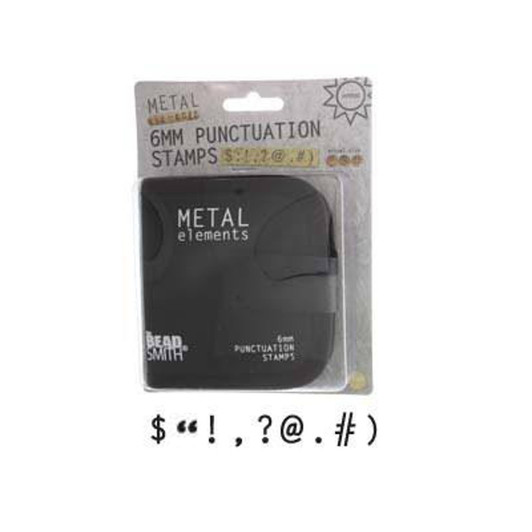 Beadsmith - Punctuation Metal Stamp Set 6mm