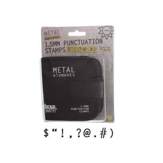 Beadsmith - Punctuation Metal Stamp Set 1.5mm