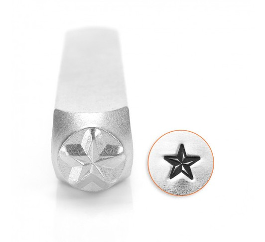 IMPRESSART - Nautical Star Metal Stamp - 6mm