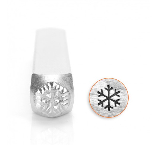 IMPRESSART - Snowflake Metal Stamp - 6mm