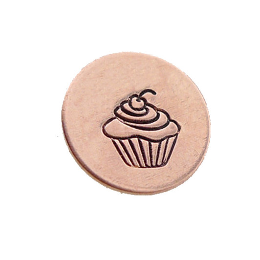 The Urban Beader - Cupcake Design Stamp - 5mm