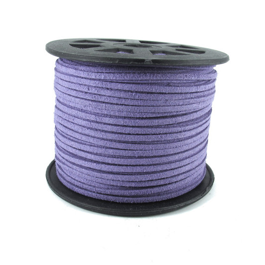 Buy Faux Suede Cord - 5mm - Fuchsia at wholesale prices