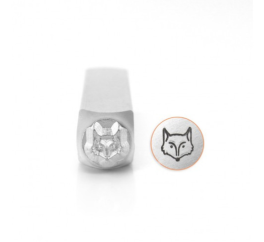 IMPRESSART - Fox Head Metal Stamp - 6mm