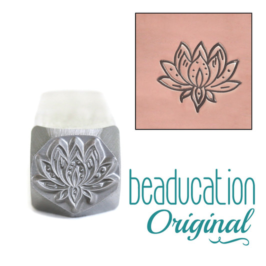 Lotus Design Stamp 11x8mm